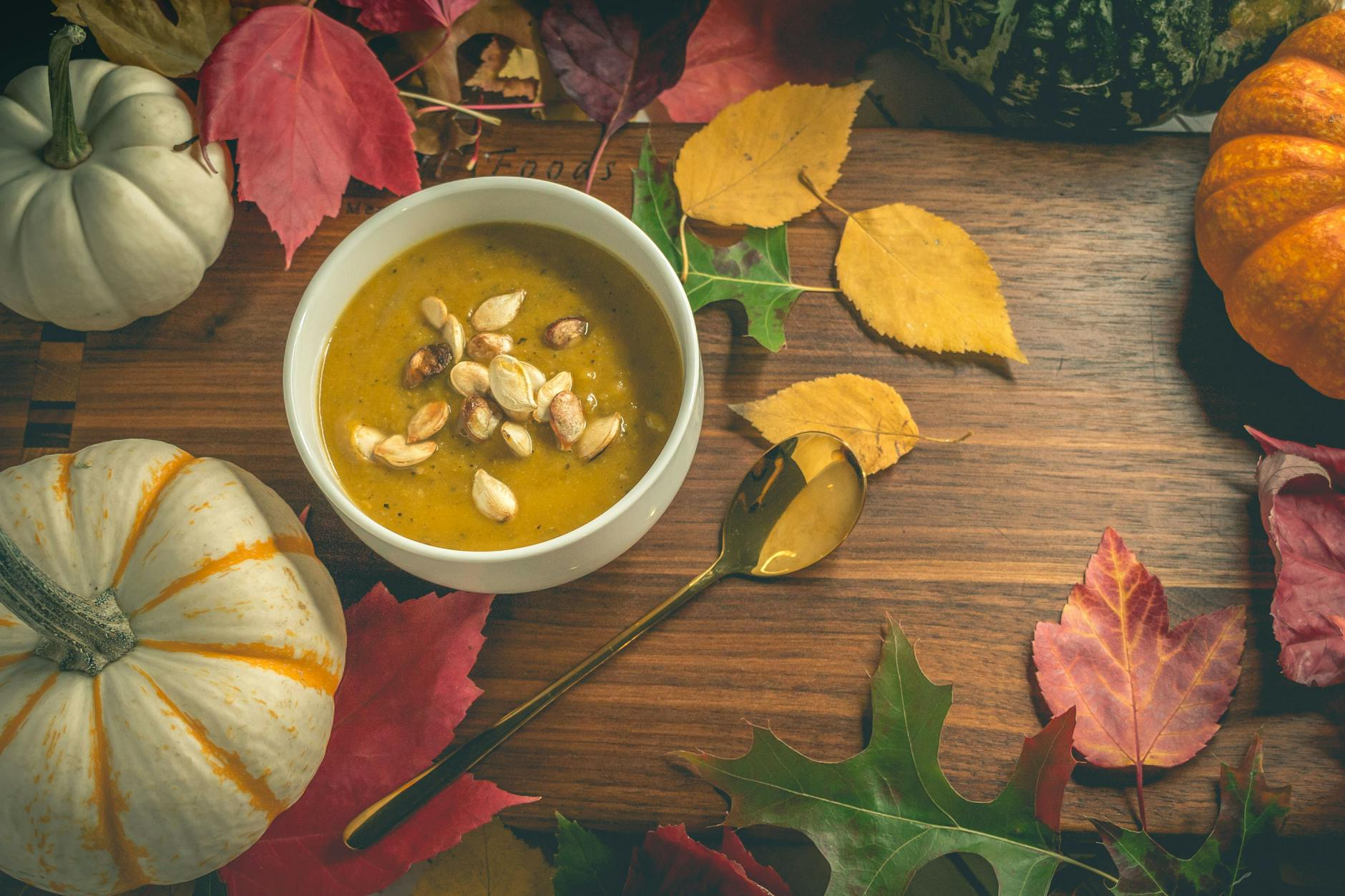 pumpkin potato soup pumpkin seed oil