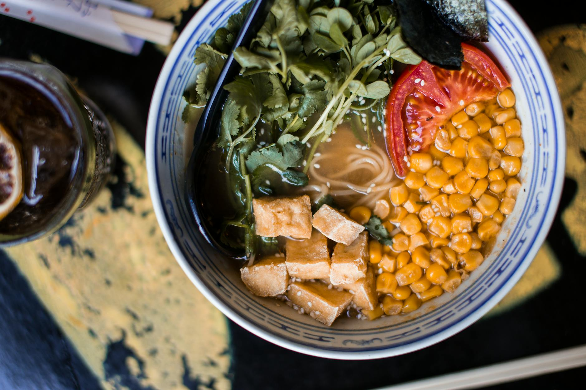 vegan ramen bowl