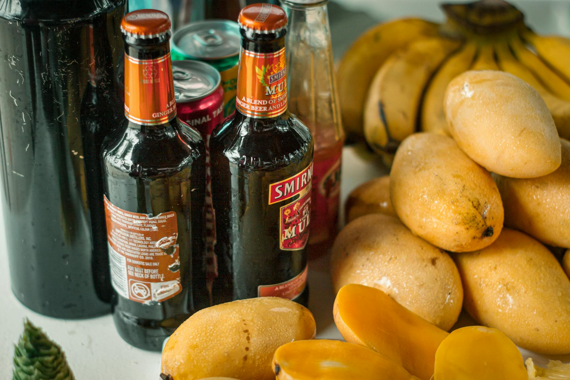 fruit schnaps bottle selection