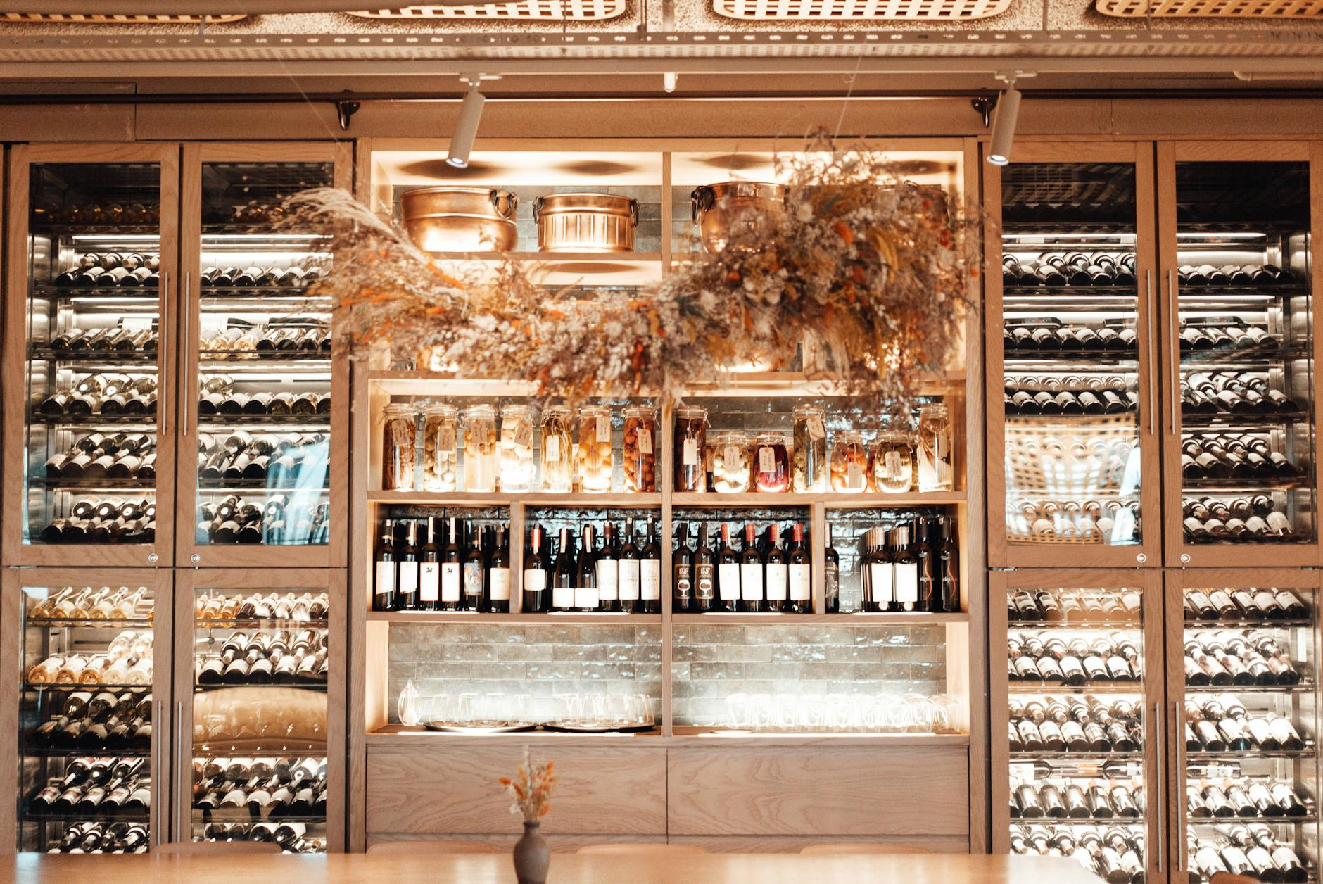 Vienna wine bar interior