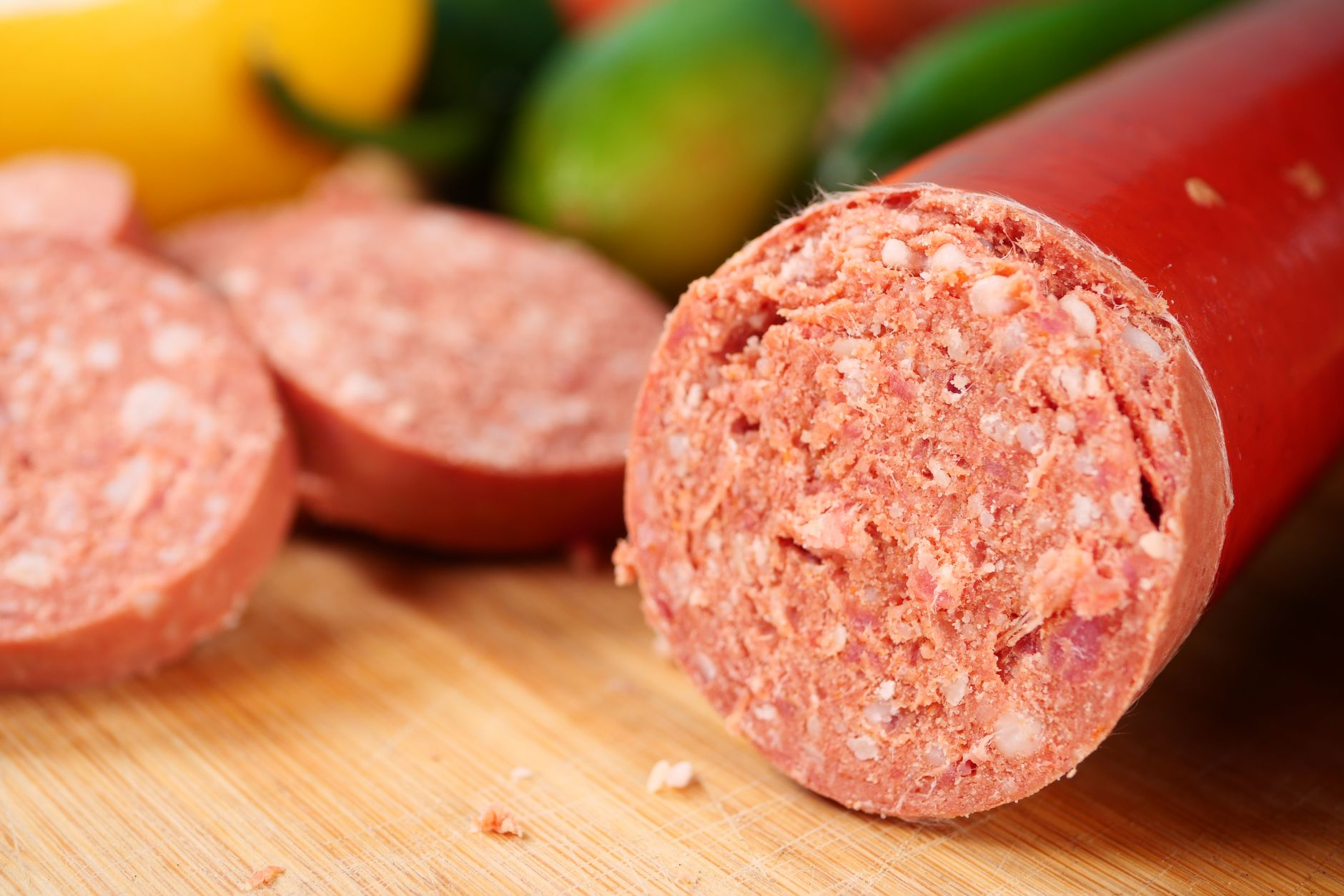 vegan sausage slice