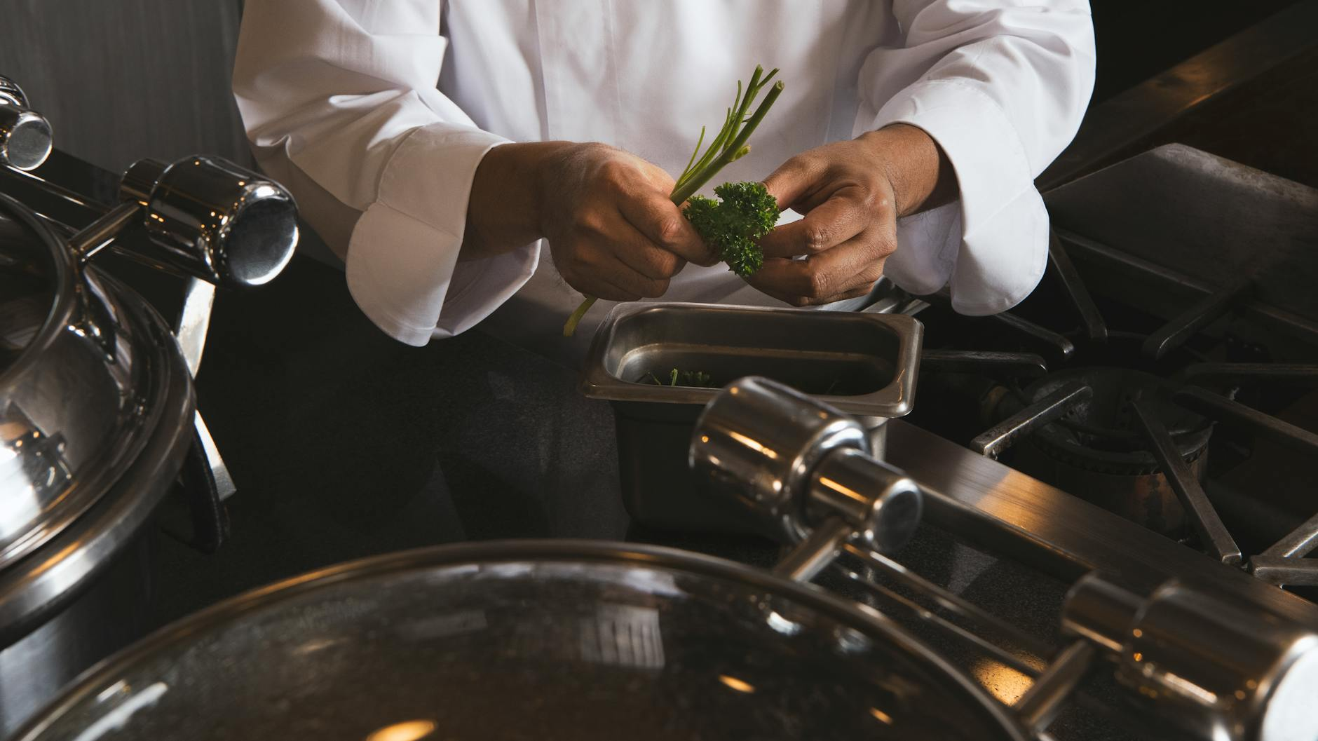 herb garden vegetables chef