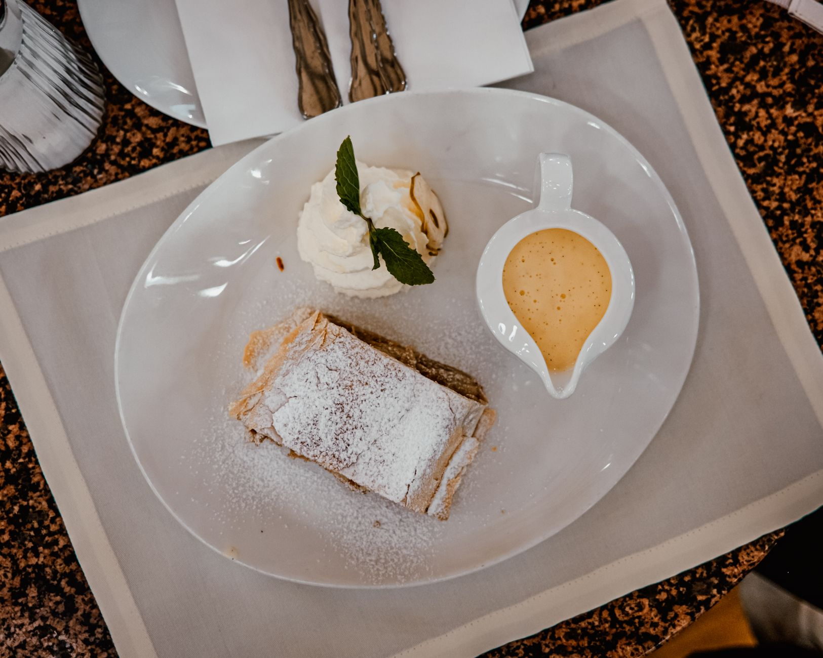 Topfenknödel Austrian dessert