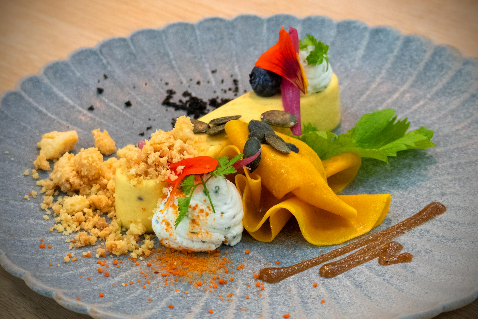 topfenknödel modern plating