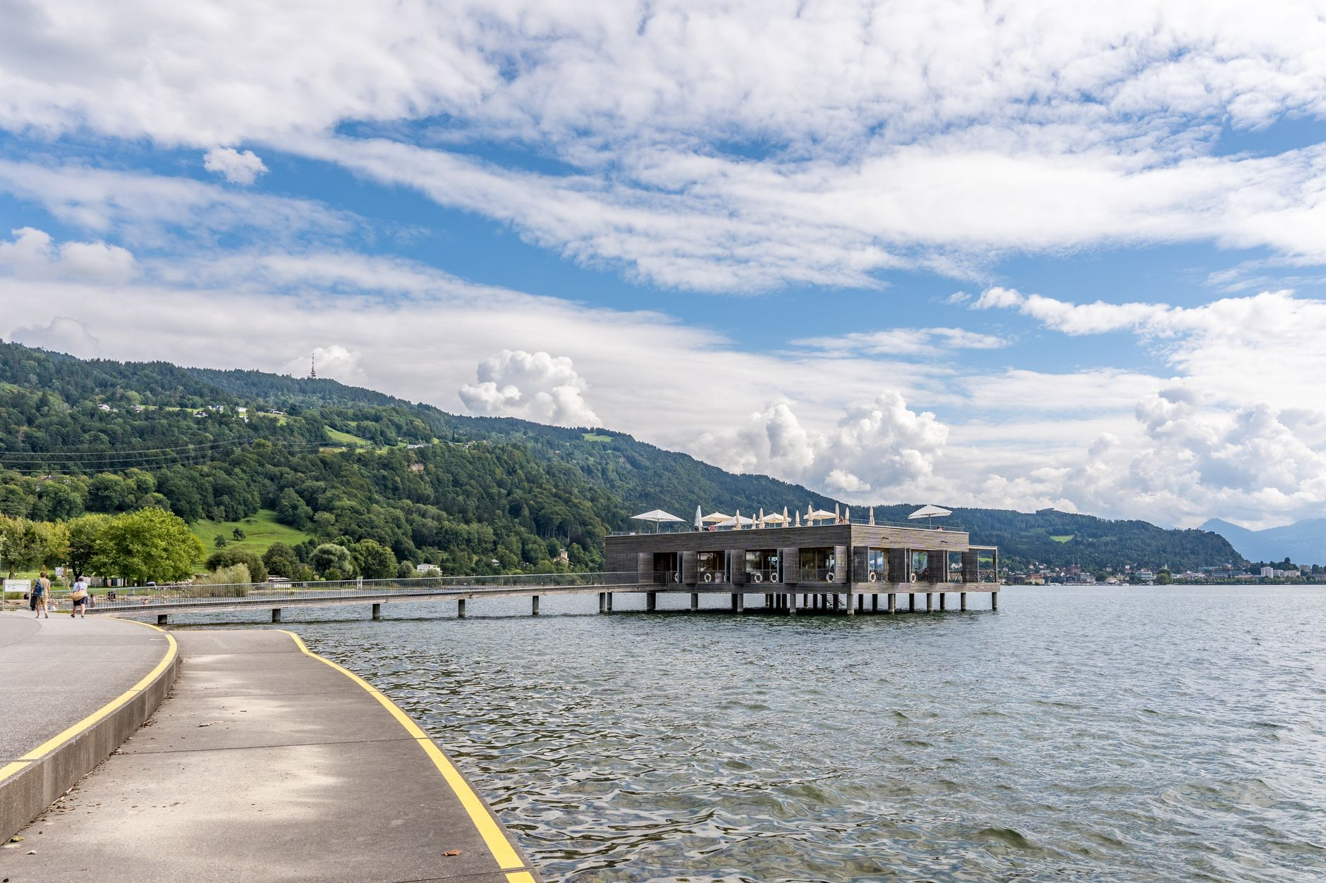 lake restaurant Austria